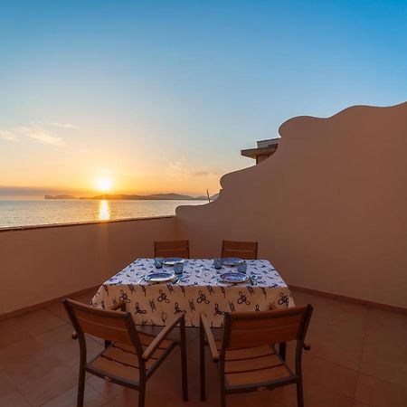 Sea Front Terrace Marco Polo Appartement Alghero Buitenkant foto