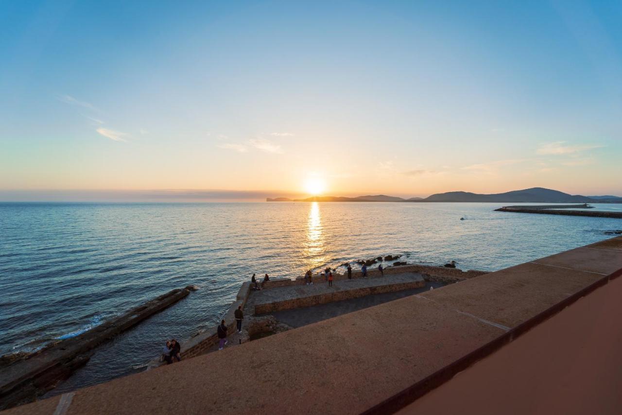 Sea Front Terrace Marco Polo Appartement Alghero Buitenkant foto